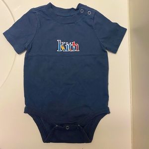 Navy blue Kith infant onsie